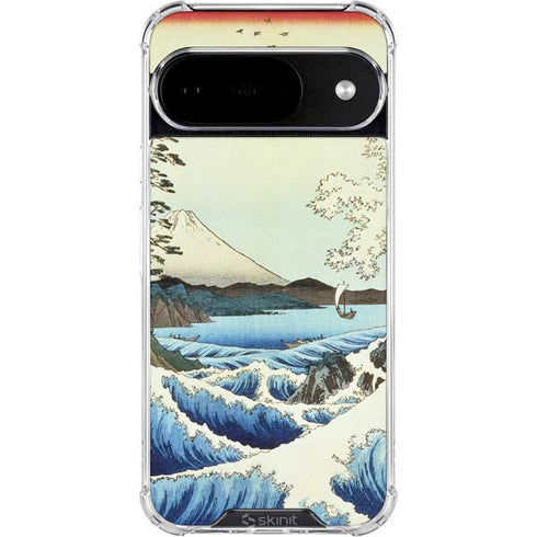 View from Satta Suruga Province by Hiroshige Google Pixel 10 Clear Case